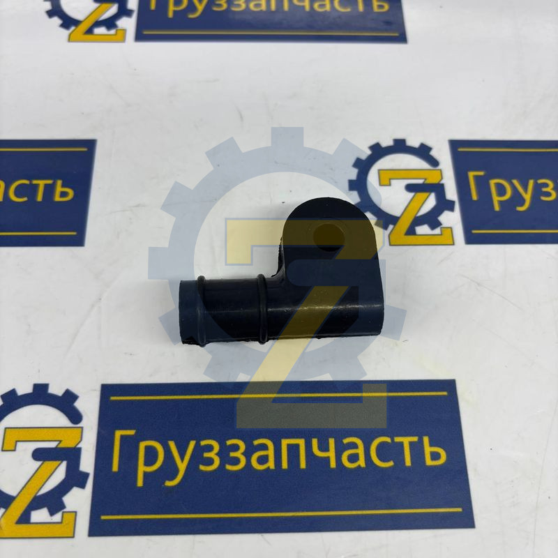 Патрубок радиатора СИЛИКОН D-70 L-420 нижний кривой (Аналог)