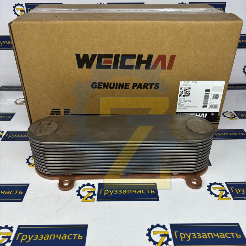 Теплообменник (радиатор масляный) WP12 / D12 (Оригинал WEICHAI POWER)